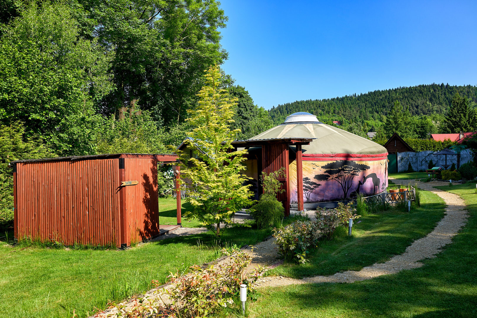 Jurta Safari z prywatną balią